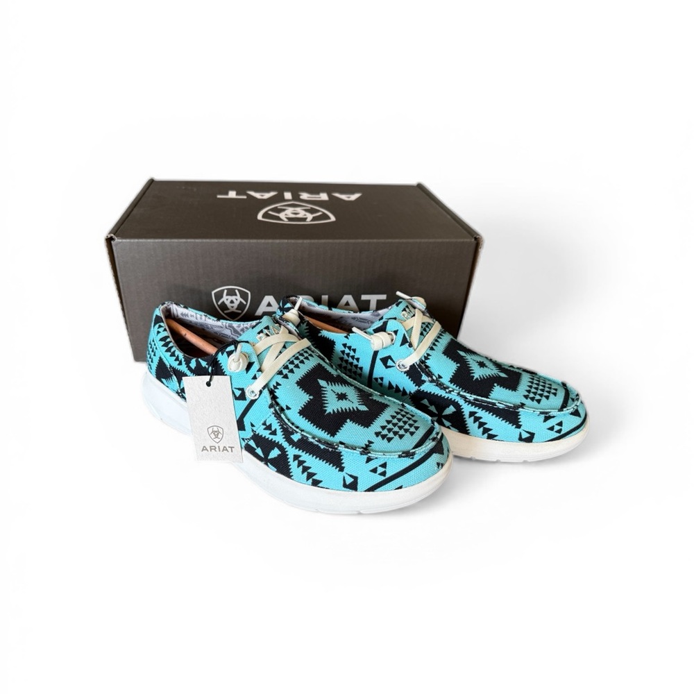 Ariat Women’s ' Turquoise Saddle Blanket Patterned Shoes
